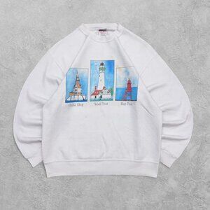 American Vintage Women's White Sweatshirt